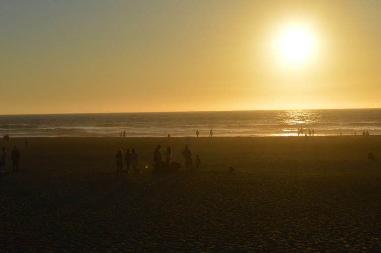 coucher de soleil golden gate park